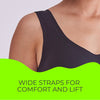 SHERO Comfortable Seamless Wireless Bralette with Removable Padded Cups and Designed for Gentle Shaping and Support