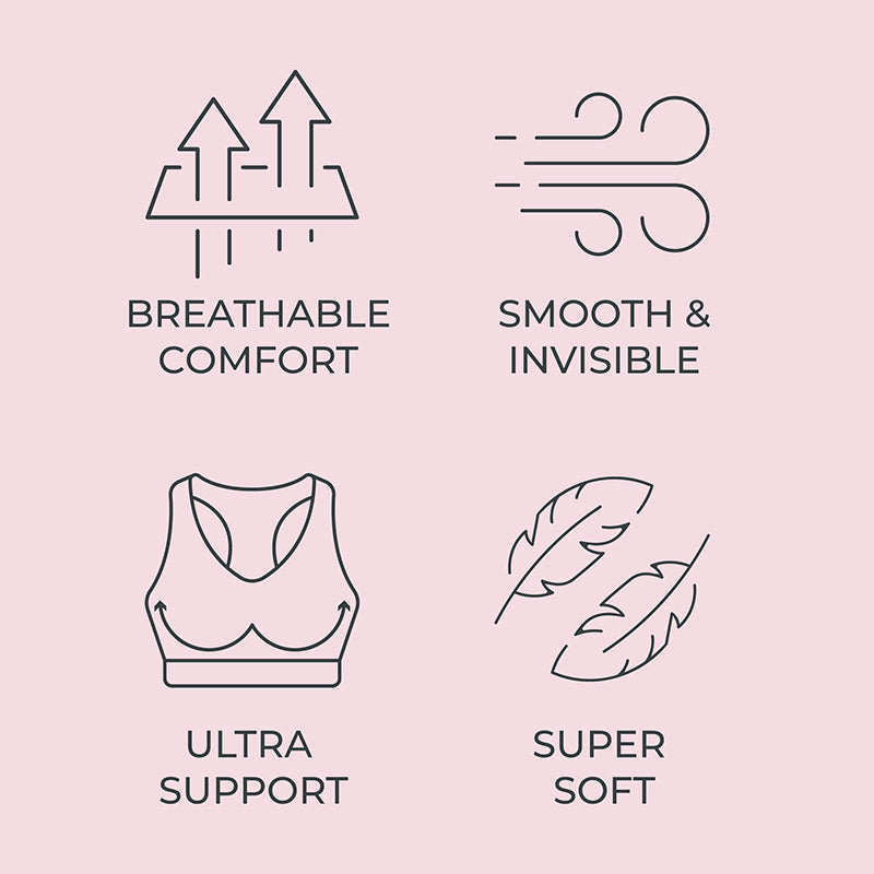 SHERO Comfortable Seamless Wireless Bralette with Removable Padded Cups and Designed for Gentle Shaping and Support