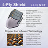 Shero Copper Ion and Zinc Oxide Mask - 4 Layer