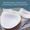 SHERO Comfortable Seamless Wireless Bralette with Removable Padded Cups and Designed for Gentle Shaping and Support